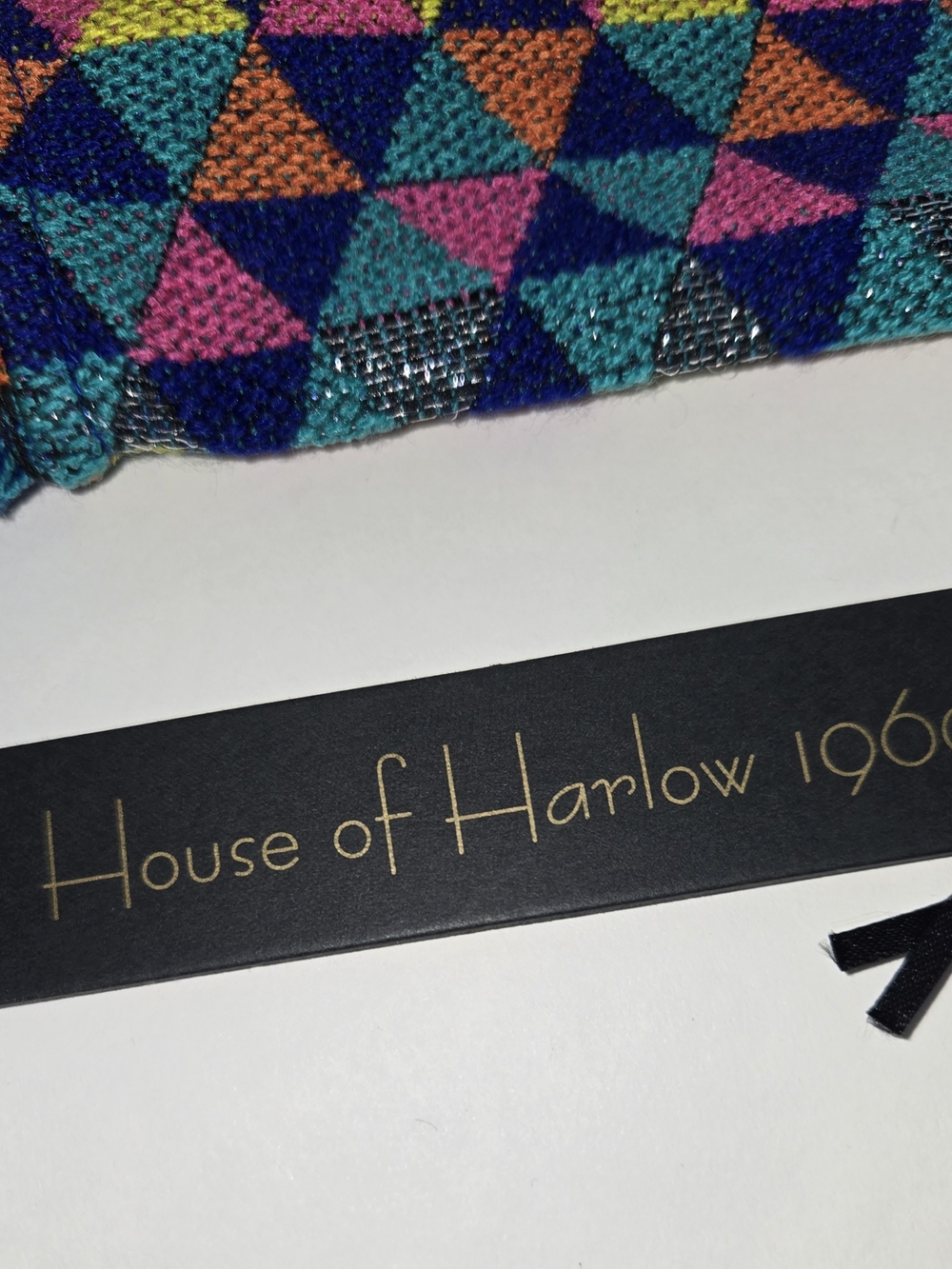 NWT House of Harlow 1960 Colorful Strapless Fringe Boho Beachy Top Womens Size S - Picture 8 of 12